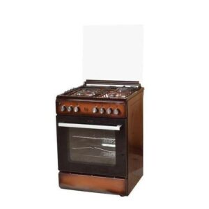 Bjs 60by60 Cooker with oven fan Silver/ Black/Brown