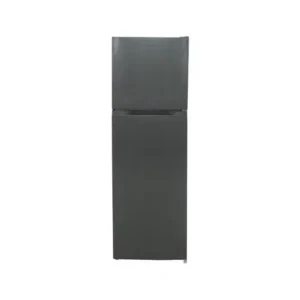 MIKA Fridge, 202L, 2 Door Top Mount Freezer, No Frost (Frost Free), INVERTER Compressor, Line Siver Dark