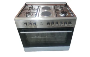 TLAC I-9012T Standing Cooker - 4 gas burners + 2 electric Rapid Hot plate