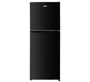 Von VRT-182NRAK Double Door Fridge - 181L, Dark Inox