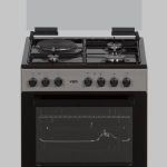 VON HOTPOINT FREE STANDING COOKER (VAC6SH31UX) 3GAS + 1ELECTRIC INOX