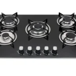 Bolesi built-in 5gas burner Glass Cooker Hob