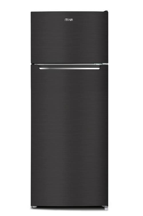 Mika MRDCD211XDM 211L 2 Door Top Mount Freezer Defrost Inox Dark Matt