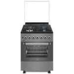 Mika MST62F4GWE6DG 4 Gas Burners + 6 Function Oven Dove Grey